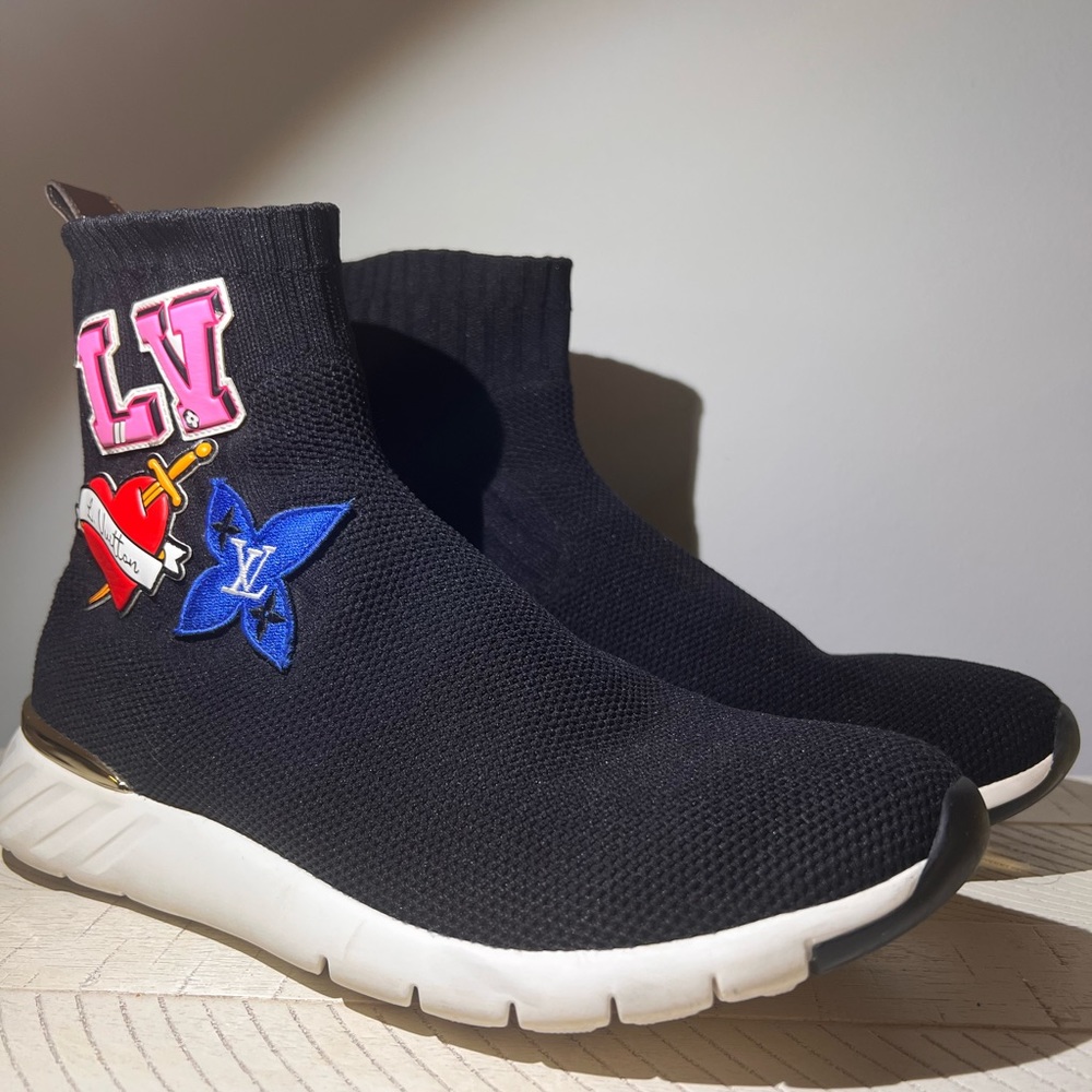 LOUIS VUITTON MONTANT AFTERGAME CLOTH TRAINERS